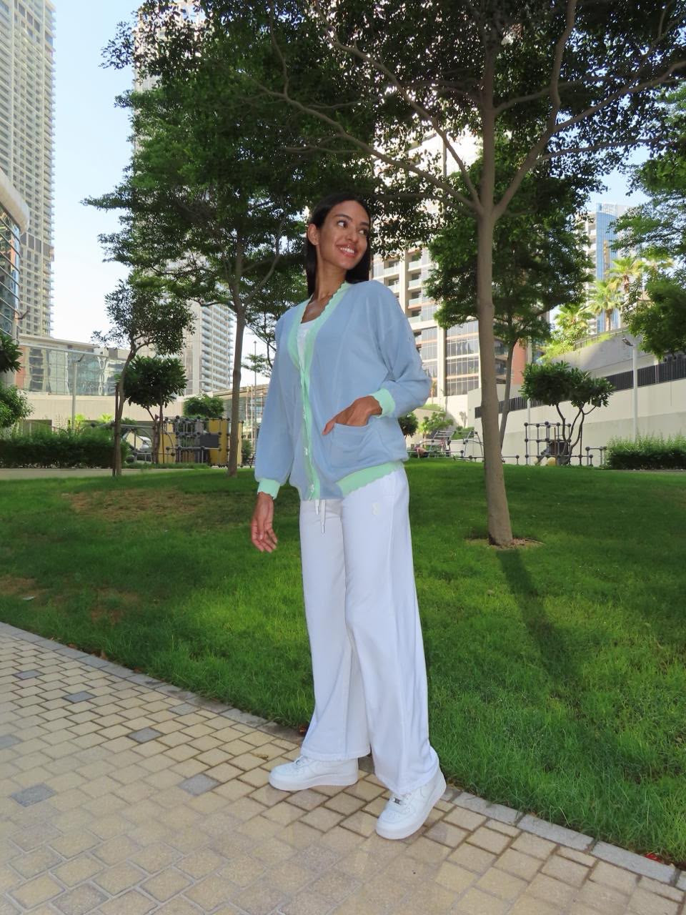 The KoolCardi- baby blue & pastel green