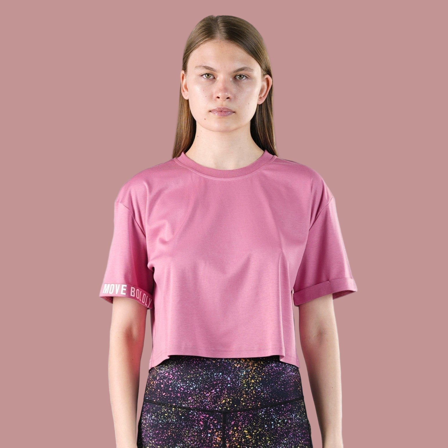 move-boldly-cropped-tee - pink