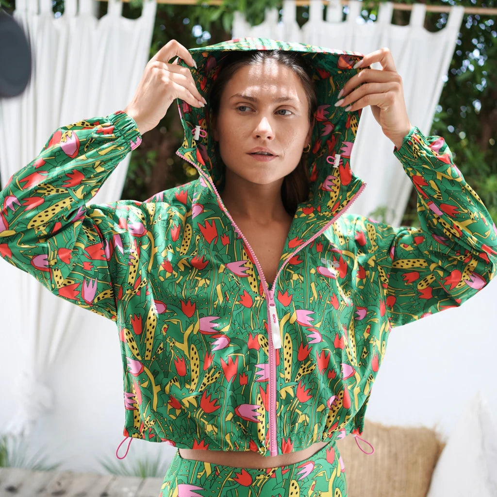 Wildflower - Cropped Hoodie