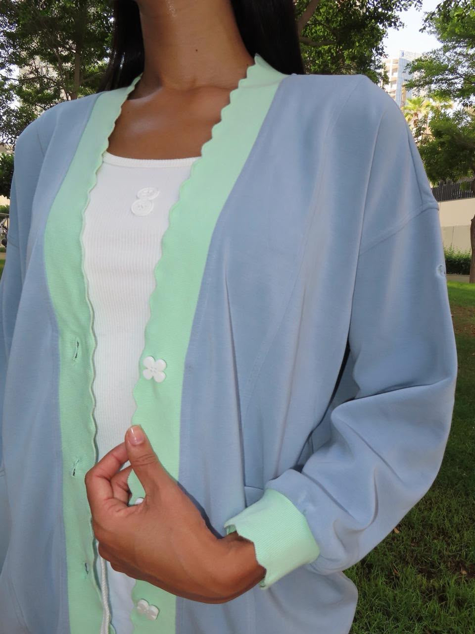 The KoolCardi- baby blue & pastel green