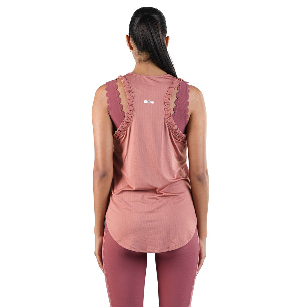 Ruffled Tank - Blush